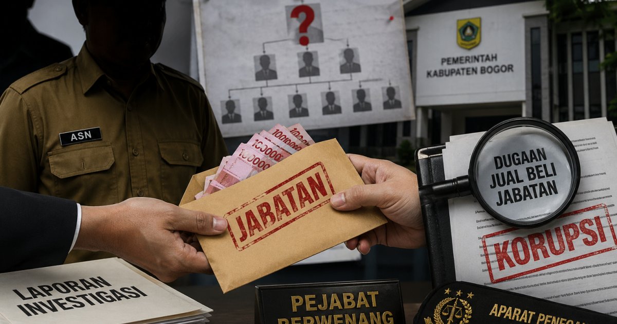 Opini: Menelisik Aktor Utama di Balik Dugaan Jual Beli Jabatan ASN di Kabupaten Bogor
