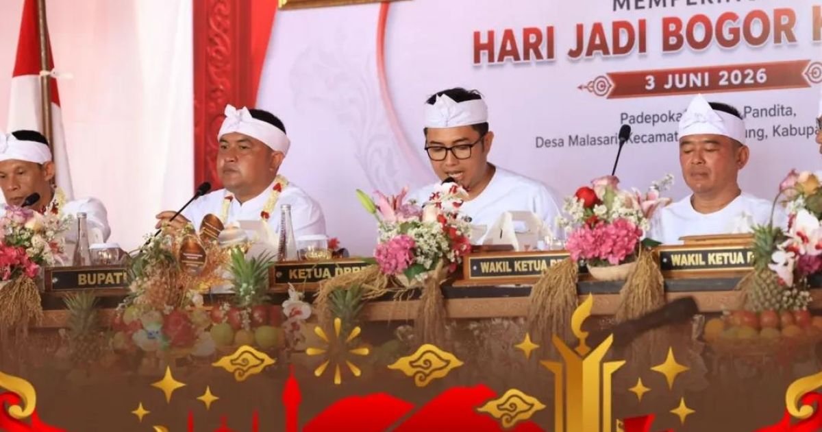 DPRD Kabupaten Bogor menggelar rapat paripurna istimewa Hari Jadi Bogor (HJB) ke-544 di Kampung Citalahab, Desa Malasari, Kecamatan Nanggung.