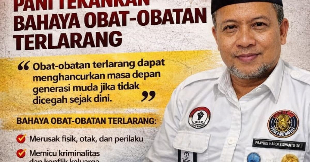 (Opini) Pelajar Kembali Beraktivitas Usai Libur Panjang, PANI Tekankan Bahaya Obat-Obatan Terlarang