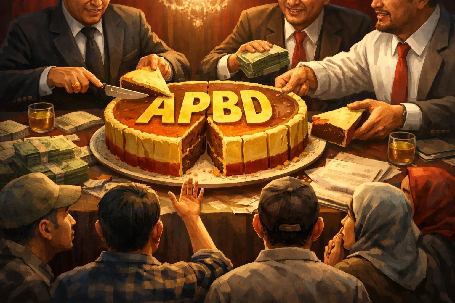 Kue APBD Dibagi Lingkar Kekuasaan, Rakyat Cuma Jadi Alasan
