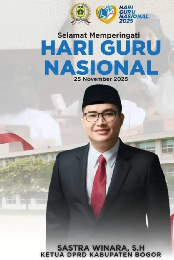 Sastra Winara Apresiasi Guru Kabupaten Bogor: “Tanpa Guru Kita Bukan Siapa-siapa”