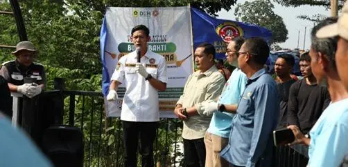 Bulan Bakti Gotong Royong Karang Taruna Kabupaten Bogor dan Dinas Lingkungan Hidup Kabupaten Bogor